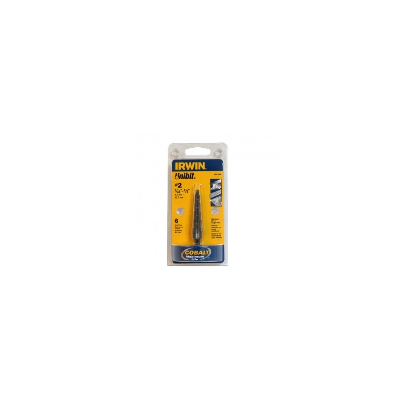 BROCA IRWIN ESCALONADA #2 - 2 DE 3/16" A 1/2" (10232)