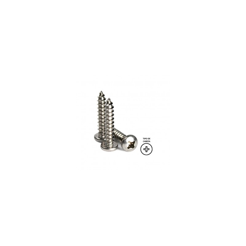 PIJA C/FIJADORA PHILLIPS INOX # 12 X 3/4"
