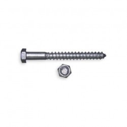 PIJA C/HEXAGONAL    1/4" X 4-1/2"