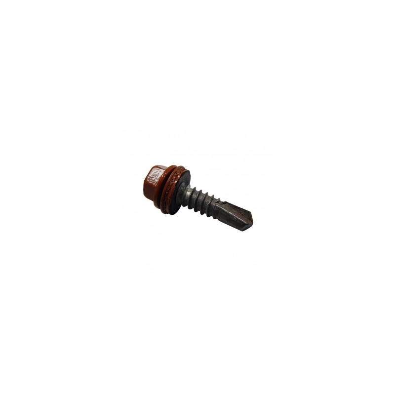 PIJA P/BROCA C/HEX ROJO JANITZIO 1/4" X 7/8" (PARA LAMINA CON LAMINA)