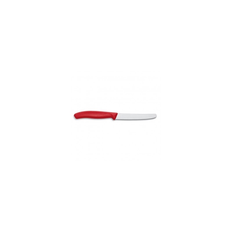 CUCHILLO VICTORINOX SWISS CLASSIC PARA TOMATE DENTADO 11 CM ROJO (6.7831)