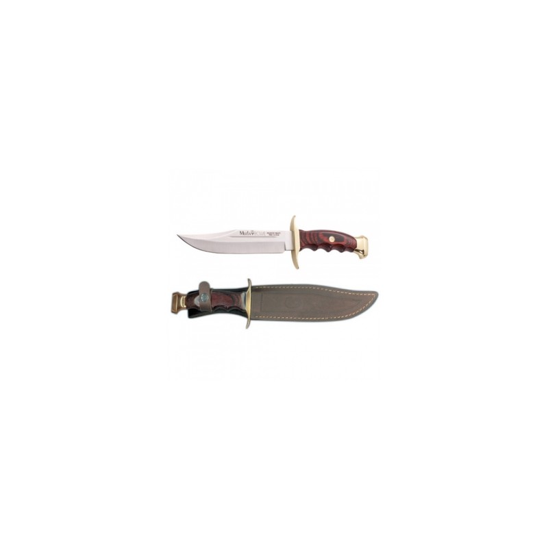 CUCHILLO MUELA DE MONTE BOWIE 18 CM. MANGO DE MADERA Y FUNDA (BW-18/500572)