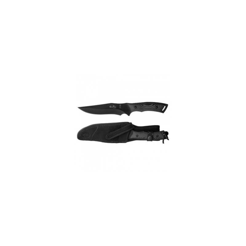 CUCHILLO VICTORINOX DE MONTE MUELA 15 CM. HOJA TEFLON, MANGO MICARTA, GRI/NEGRO (TYPHOON-15N/500934)
