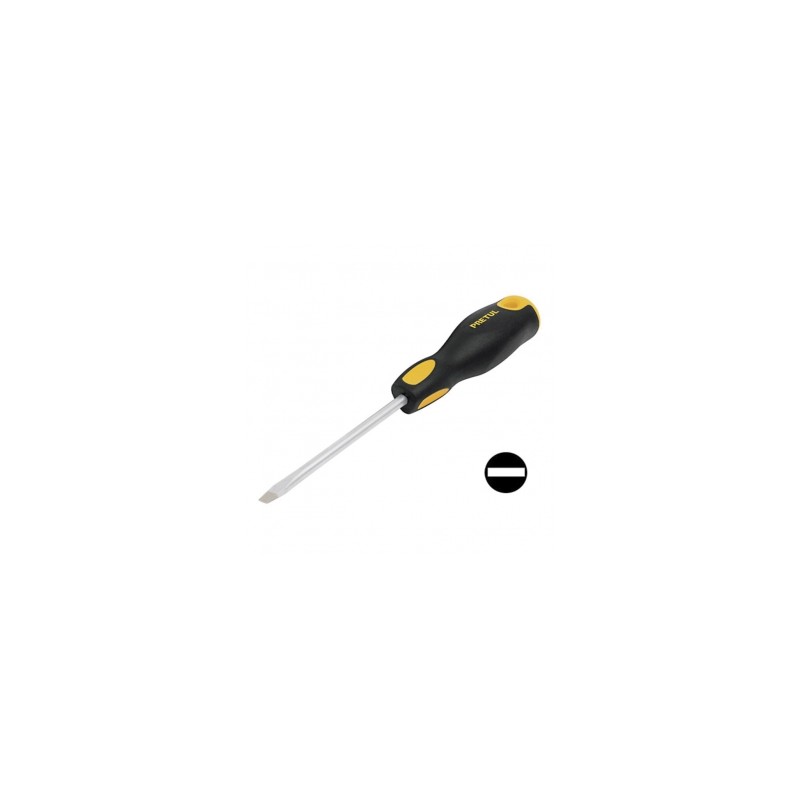 DESARMADOR PRETUL PLANO MANGO COMFORT GRIP, 1/4" X 1-1/2" (DR-1/4X1-1/2BP) (21483)