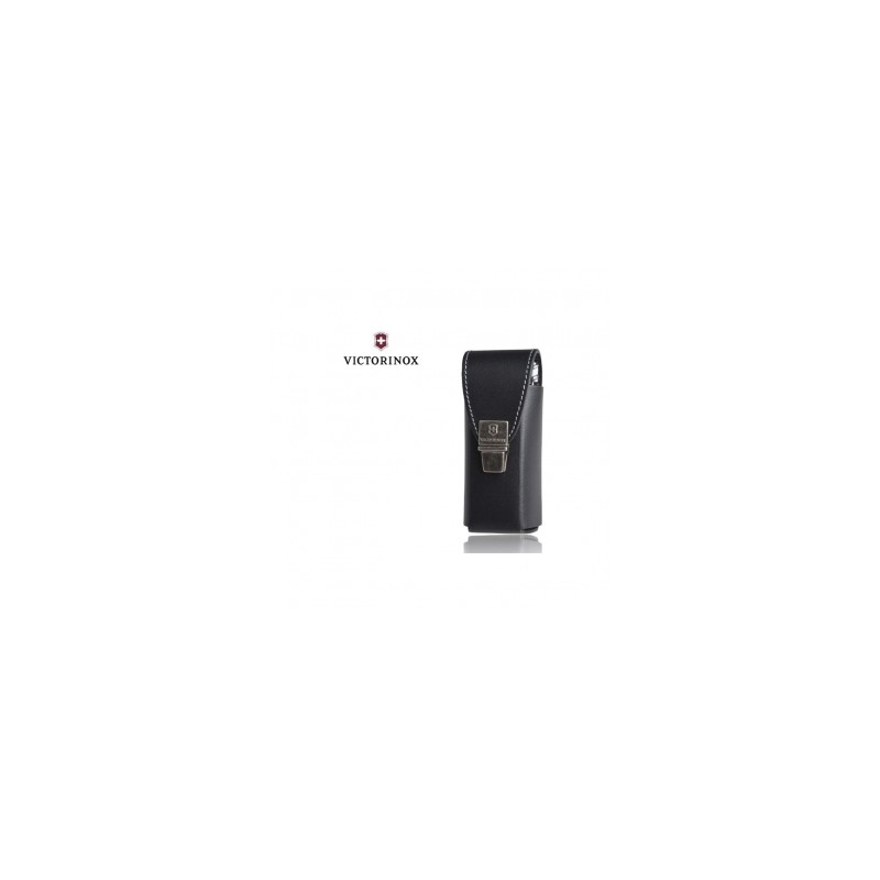 FUNDA VICTORINOX DE PIEL NEGRA P/HTA. 0.2, 0.4, 2.2 Y 2.3  (4.0522.3)