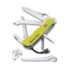 HERRAMIENTA VICTORINOX RESCUE TOOL AMARILLO FLUORESCENTE C/HUECO EN HOJA GDE. 15 USOS (0.8623.MWN)