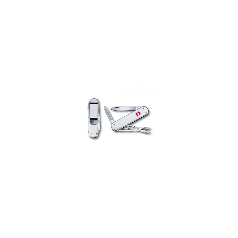 HERRAMIENTA VICTORINOX ALOX PLATEADA CON MONEY CLIP, 5 USOS (0.6540.16)