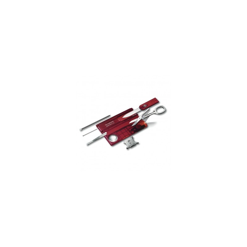 HERRAMIENTA VICTORINOX SWISS CARD LITE RUBI, 13 USOS (0.7300.T)