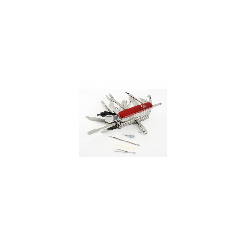 HERRAMIENTAS VICTORINOX CYBER SWISS CHAMP XLT ROJA, 50 USOS (1.6795.XLT)