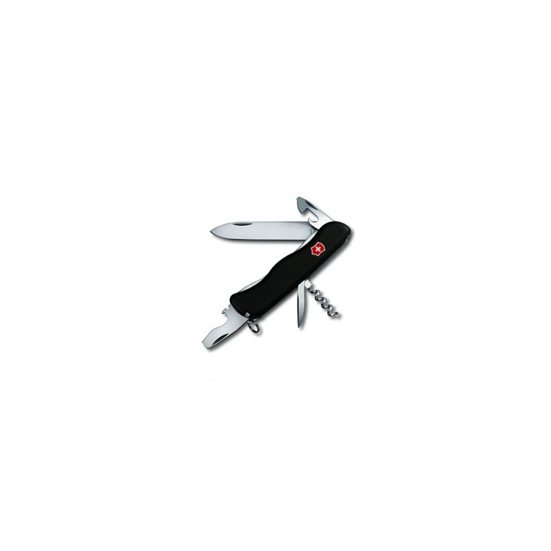 HERRAMIENTA VICTORINOX NOMAD NEGRA CON BLOQUEO, 11 USOS (0.8353.3)