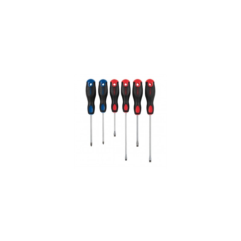 JUEGO PRETUL DESARMADORES COMFORT GRIP COMBINADOS, 6 PZAS (20220)