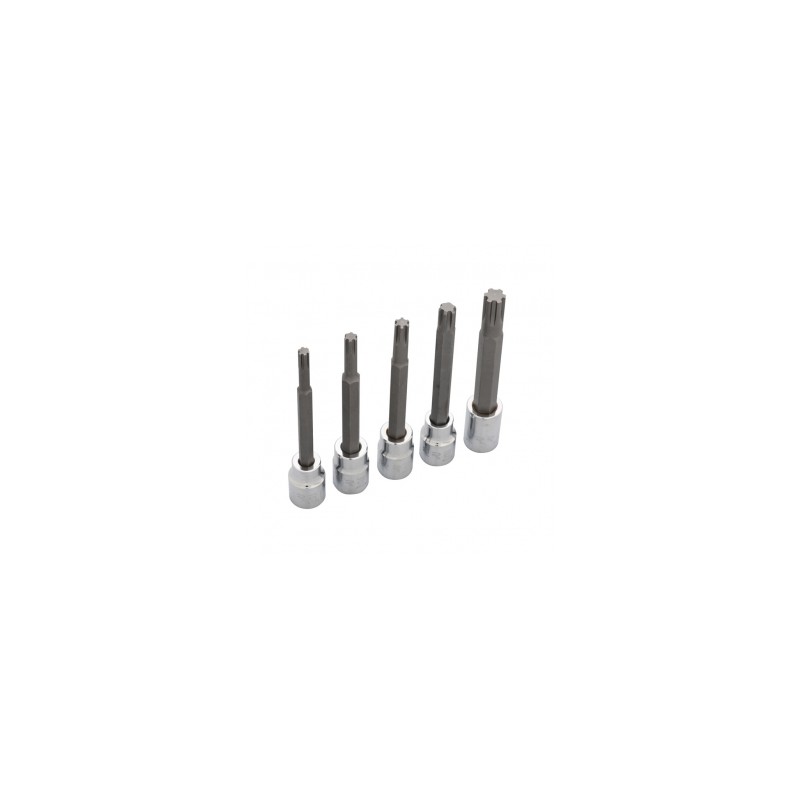 JUEGO DE 5 DADOS URREA PUNTA RIBE 3/8" (4991M5)