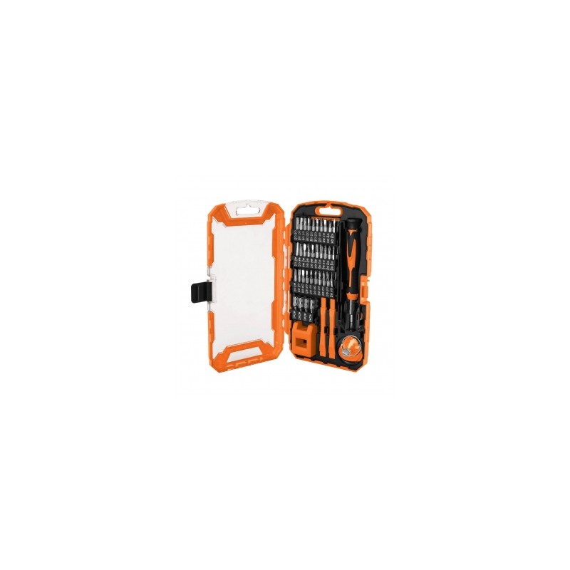 JUEGO TRUPER DE PUNTAS Y ACCESORIOS PARA REPARACION ELECTRONICA,77 PZAS (100373)( JGO-TEL-77)
