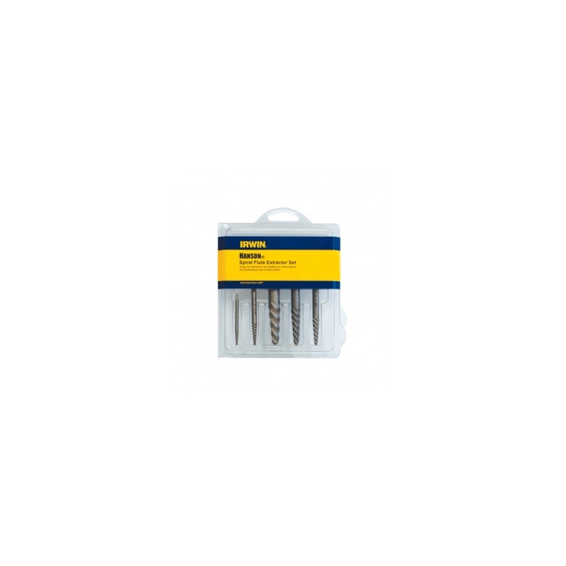 JUEGO IRWIN DE 5 EXTRACTORES DE TORNILLOS EN ESPIRAL # 1 AL 5 (53535)