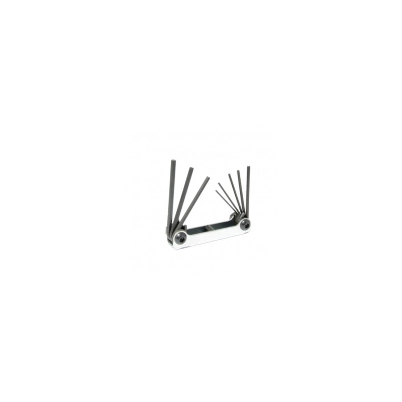 JUEGO URREA 5 LLAVE ALLEN 3/16"-3/8" TIPO NAVAJA METALICA (4994)