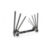 JUEGO URREA 5 LLAVE ALLEN 3/16"-3/8" TIPO NAVAJA METALICA (4994)