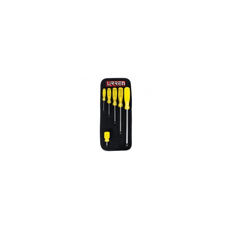 JUEGO URREA DE DESARMADORES PHILLIPS (6 PZA) (9600A)