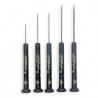 JUEGO URREA DE 5 DESTORNILLADORES DE PRECISION ESD (9500G/9500BG)