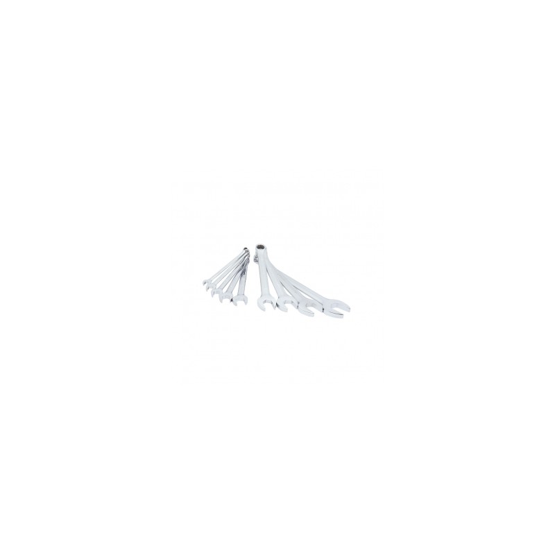 JUEGO URREA DE LLAVES COMBINADAS STD 1/4" A 3/4", 9 PZ. EN RACK (12009S)